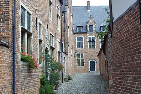 Inside the Grand Beguinage of Leuven