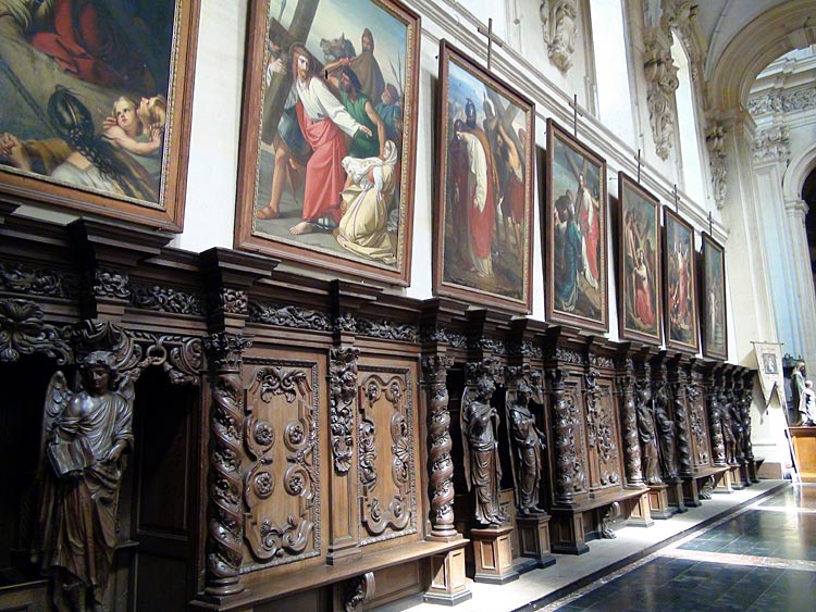 Paintings of the Calvary Stations, and Confessionals, Saint Michael's Church