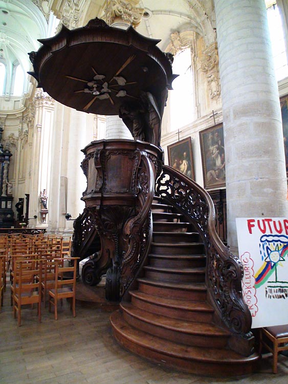 Pulpit in Saint Michael's Church, Leuven