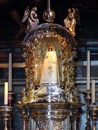 Statue of the Virgin Mary at Basilica of Our Lady of Scherpenheuvel