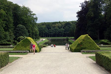 View towards the vast Park of Tervuren