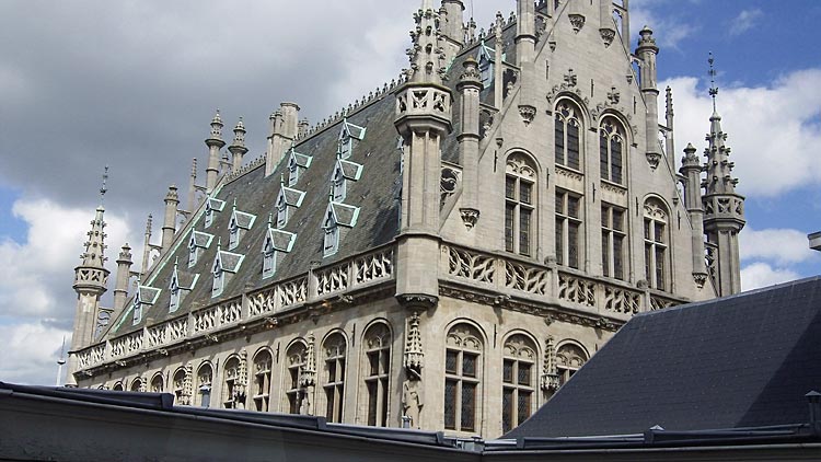 View of Tafelrond from City Hall, Leuven